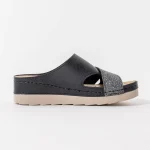 Lara anatomske papuče – Crne - Slika 2