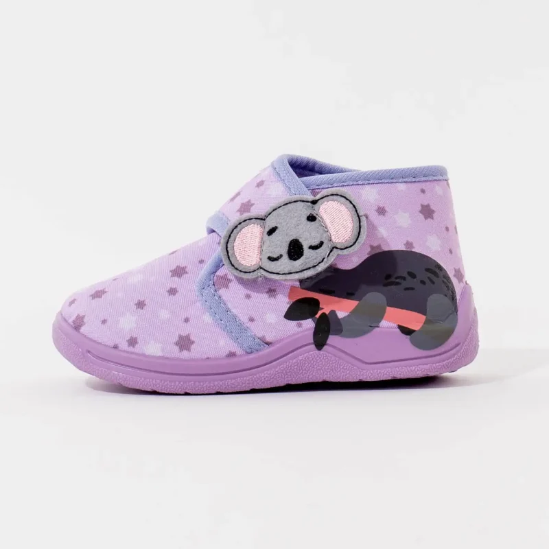 Dječije patofne sa motivom koale, ljubičaste boje, udobne i sigurne za igru