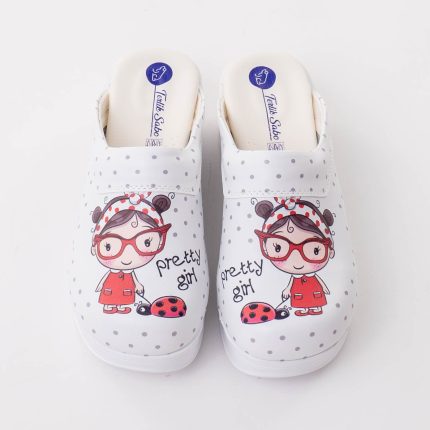 Dr. Mitra Air Max ženske klompe s motivom djevojčice, s anatomskim đonom