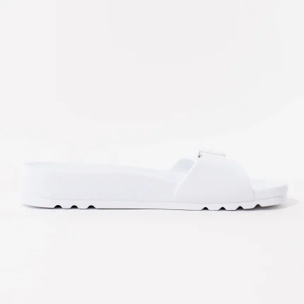 Ženske Scholl papuče Bahia 1 kaiš - Bijele - Obuća Scholl