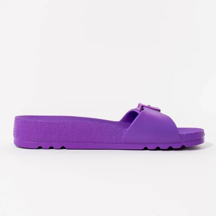 Ženske Scholl papuče Bahia 1 kaiš - Ljubičaste - Obuća Scholl