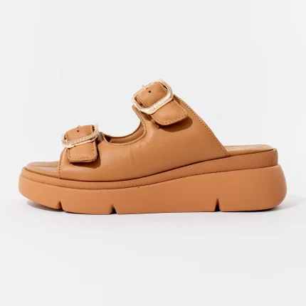 Ženske Scholl papuče Bali Buckle - Braon - Obuća Scholl