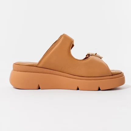 Ženske Scholl papuče Bali Buckle - Braon - Obuća Scholl