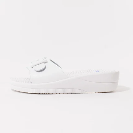 Ženske Scholl papuče New Massage - Bijele - Obuća Scholl