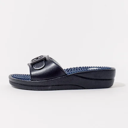 Ženske Scholl papuče New Massage - Teget - Obuća Scholl