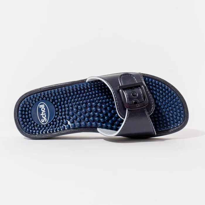 Ženske Scholl papuče New Massage - Teget - Obuća Scholl