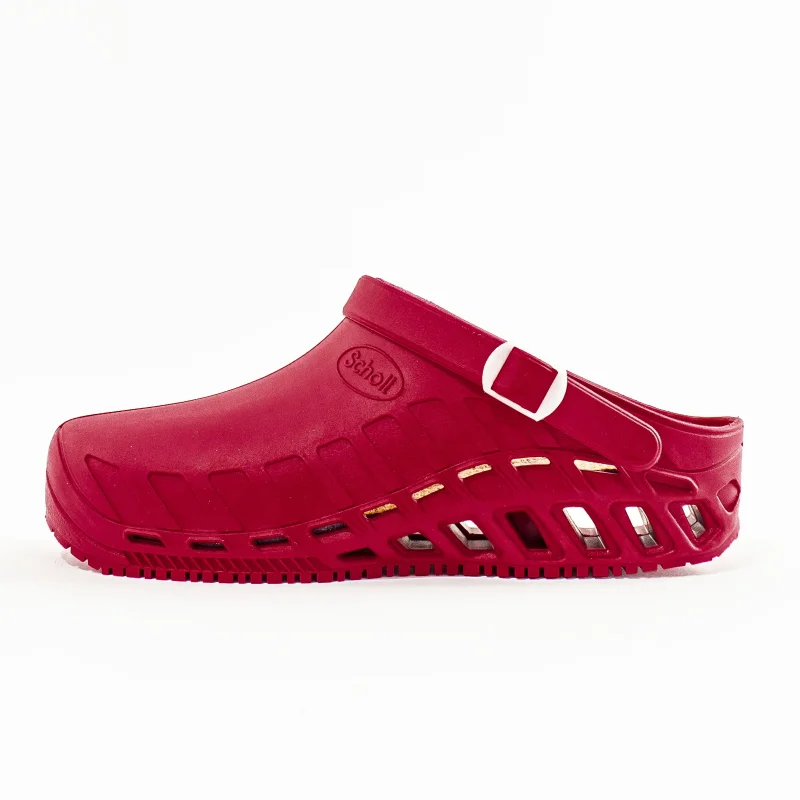 Unisex Scholl klompe Evo - Bordo