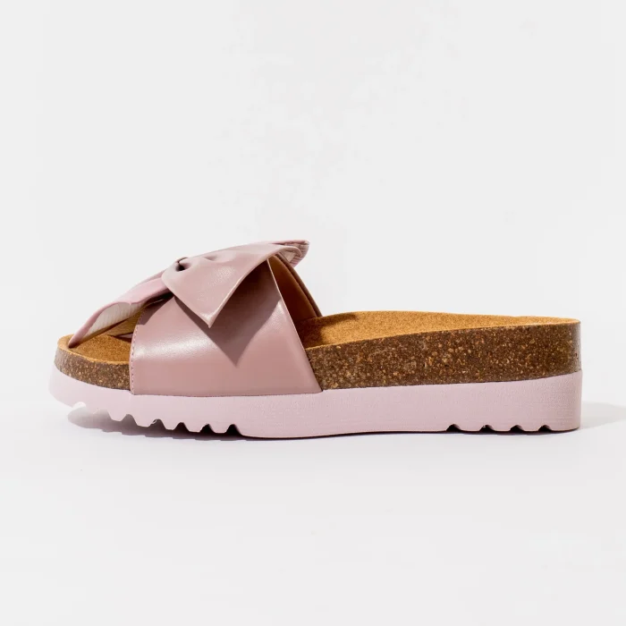 Ženske Scholl papuče Bowy - Pink - bočni prikaz