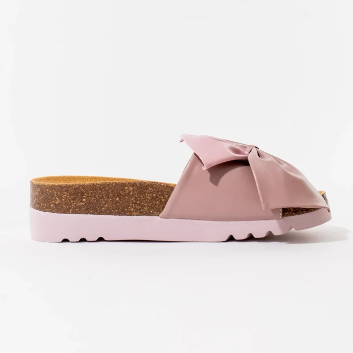 Ženske Scholl papuče Bowy - Pink - bočni prikaz