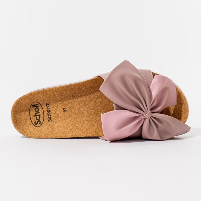 Ženske Scholl papuče Bowy - Pink - prednji-prikaz
