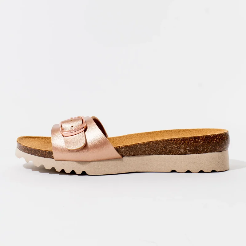 Ženske Scholl papuče Ginni - Rose Gold - Obuća Scholl