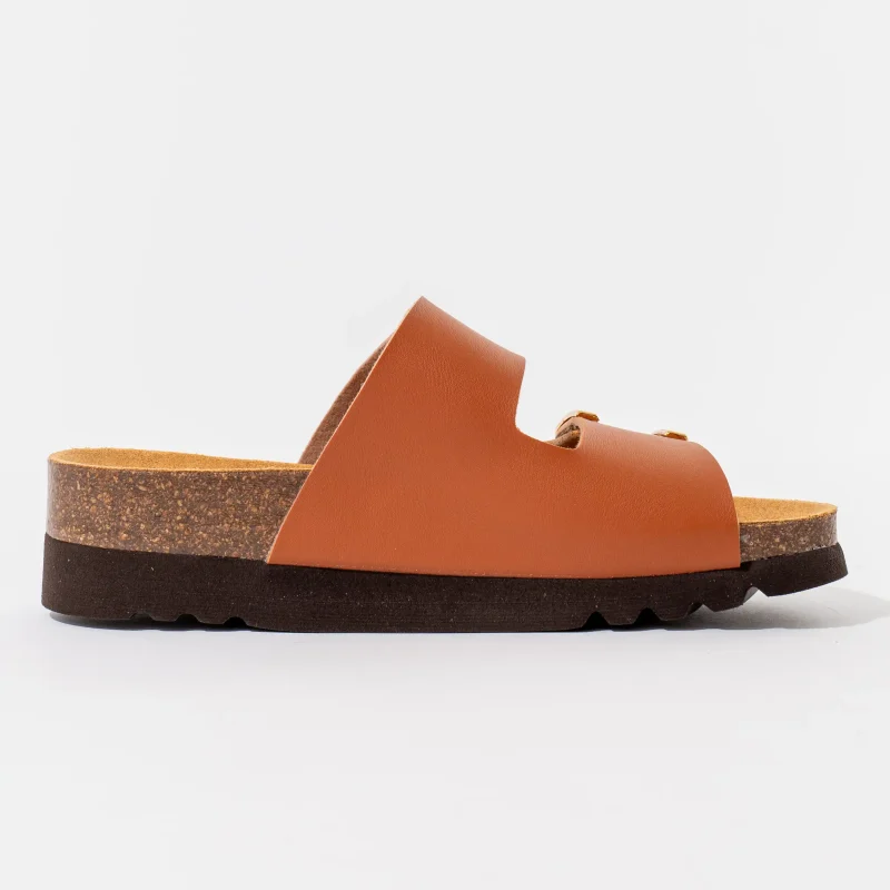 Ženske Scholl papuče Monterey 2 – Camel - Obuća Scholl