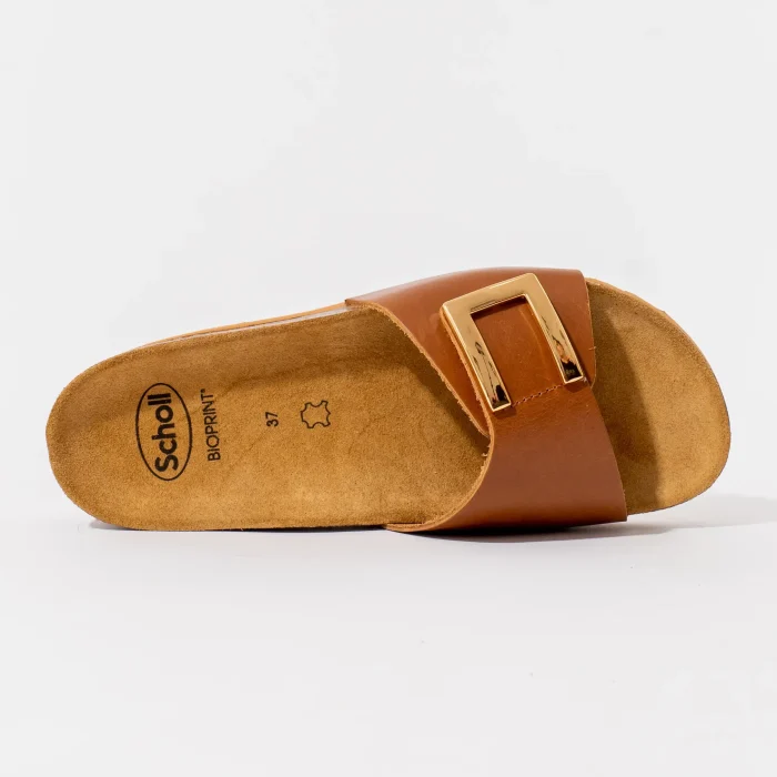 Ženske Scholl papuče Monterey Mule - Cognac - Obuća Scholl