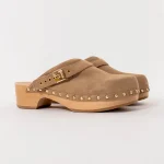 Ženske Scholl klompe Pescura Marion – Bež - Slika 2