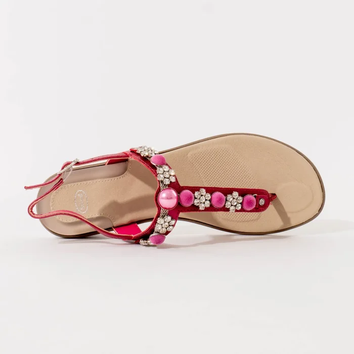 ženske-scholl-sandale-roze-japanke-blok-peta-gornji-prikaz