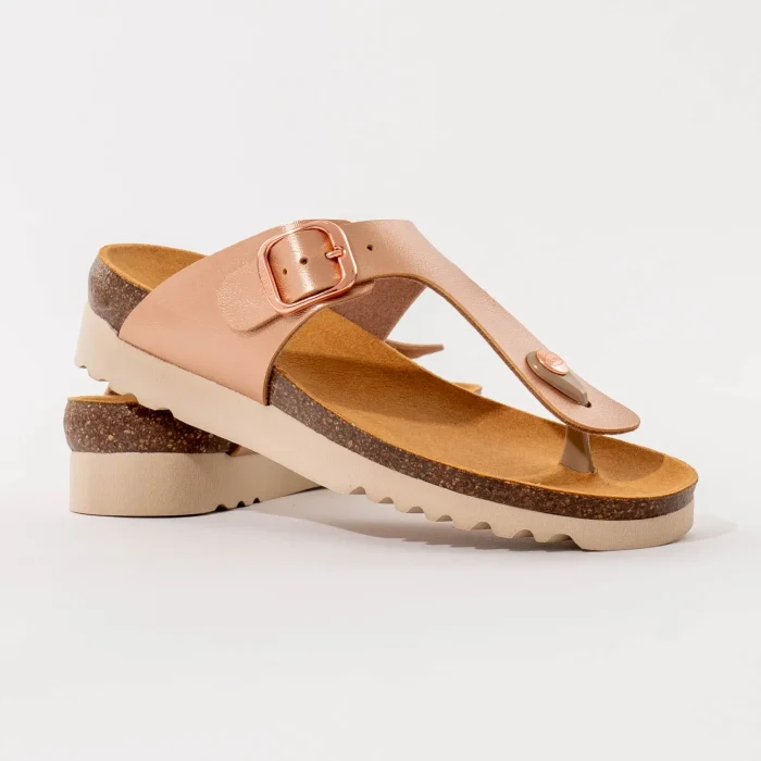 ženske-scholl-japanke-boa-rose-gold-bočni-prikaz