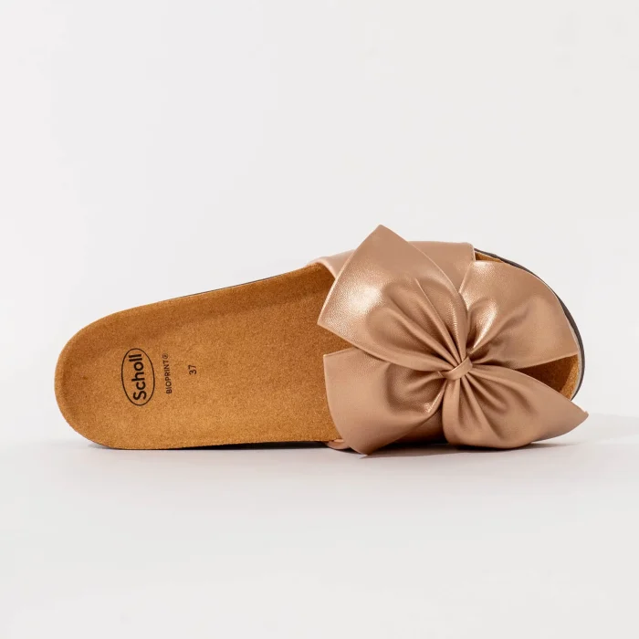 ženske-scholl-papuče-bowy-rose-gold-gornji-prikaz