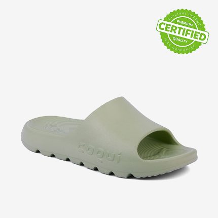 ženske papuče coqui linden green bočni prikaz