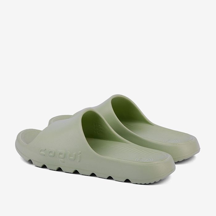 ženske papuče coqui linden green bočni prikaz