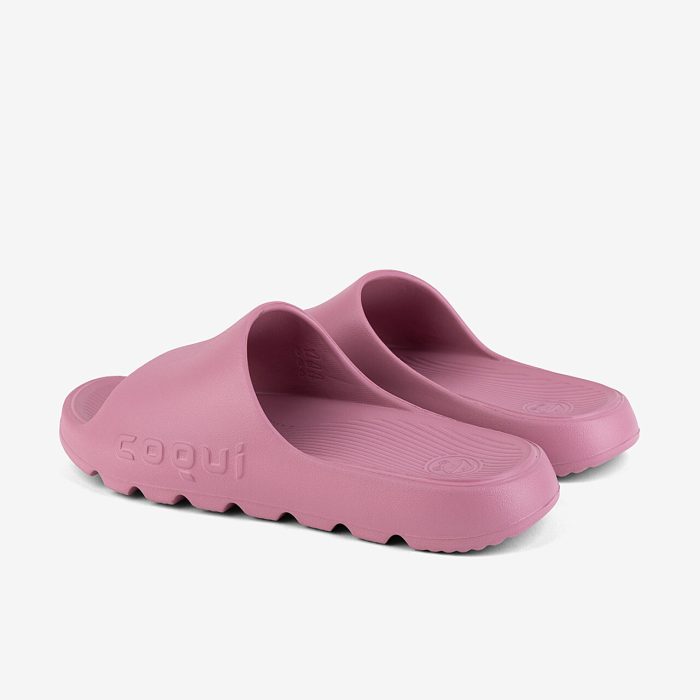 ženske coqui papuče lou roze ljubičaste bočni prikaz