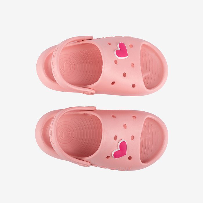 dječije coqui sandale maya baby pink roze gornji prikaz