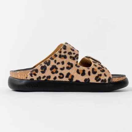 ženske obuća vesna papuče coco anatomske leopard bočni prikaz