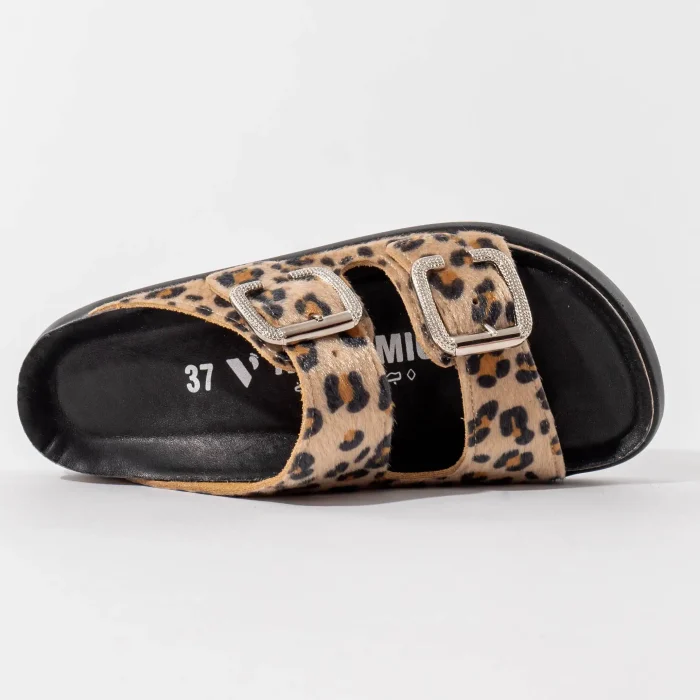 ženske obuća vesna papuče coco anatomske leopard gornji prikaz